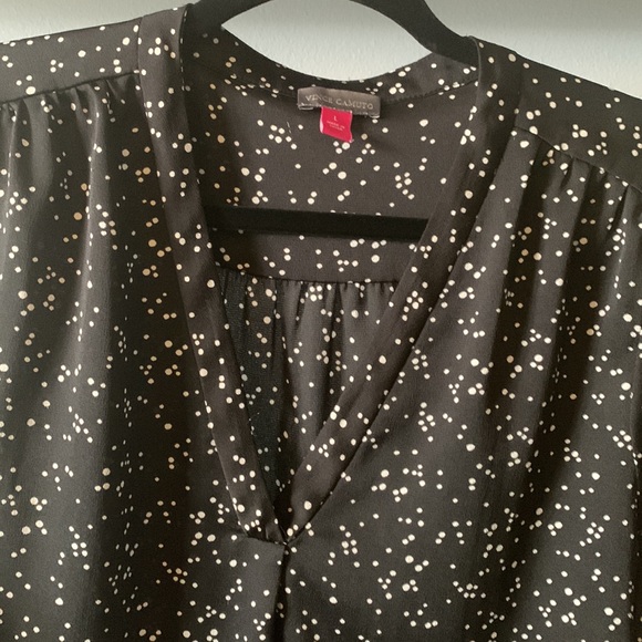 Vince Camuto Black and White Blouse - Picture 4 of 7